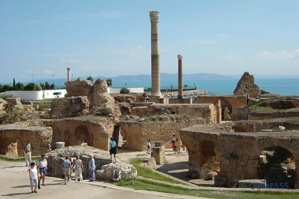 Archaeological site of Carthage + picturesque village of Sidi Bou Said